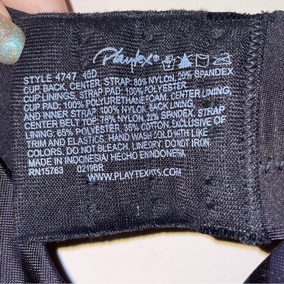 Playtex Perfectly Smooth Underwire Bra Size 40D - Picture 2 of 8